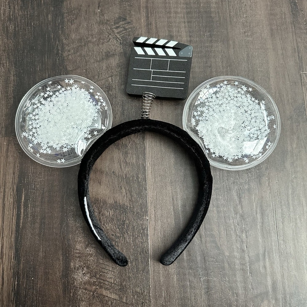 Disney Parks 100 Years Eras Walt Disney Studios Mickey Ears Headband W/ Confetti - Picture 5 of 5